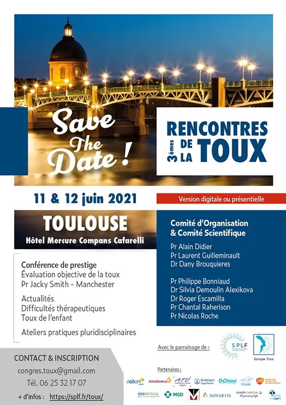 Rencontres de la Toux 2021 - Congrès médical Toulouse