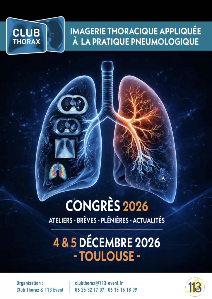 Congrès médical du Club thorax - Imagerie thoracique et pneumologie - Toulouse
