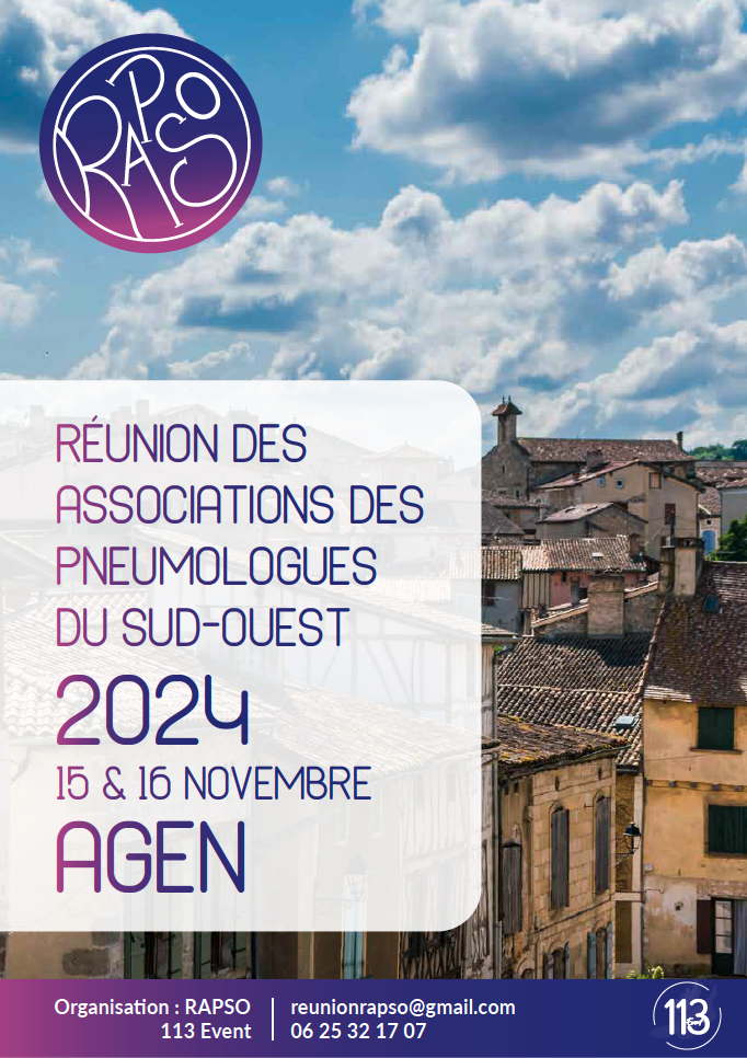 Congrès médical RAPSO 2024 - AGEN - Agence événementielle de BORDEAUX